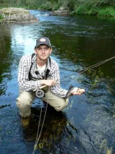 User submitted picture: Angler, grayling